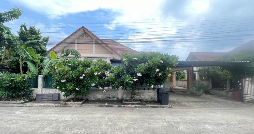 For SaleHouseRama 2, Bang Khun Thian : Single-storey detached house for sale, Pa Plearn Village, Thian Thale 19, house in good condition, large area 100.8 sq m, best price in this area