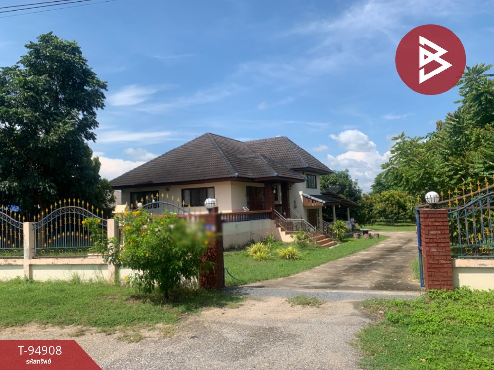 For SaleHouseLamphun : Single house for sale with land, area 1 rai 37 sq m, Ban Hong, Lamphun