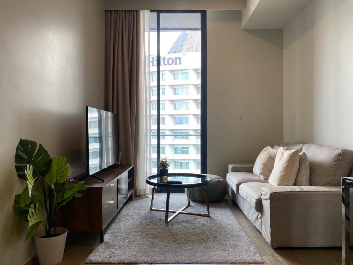 For RentCondoSukhumvit, Asoke, Thonglor : Celes Asoke | 1 ห้องนอนให้เช่า ชั้นสูง ตกแต่ง Minimal น่าอยู่ ทำเลสะดวก ใจกลางอโศก