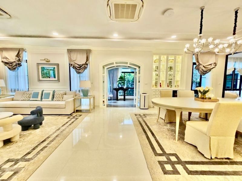 For RentHousePattanakan, Srinakarin : For sale/rent, luxury house in the heart of Krungthep Kreetha, Nantawan Village, Rama 9-New Krungthep Kreetha Road