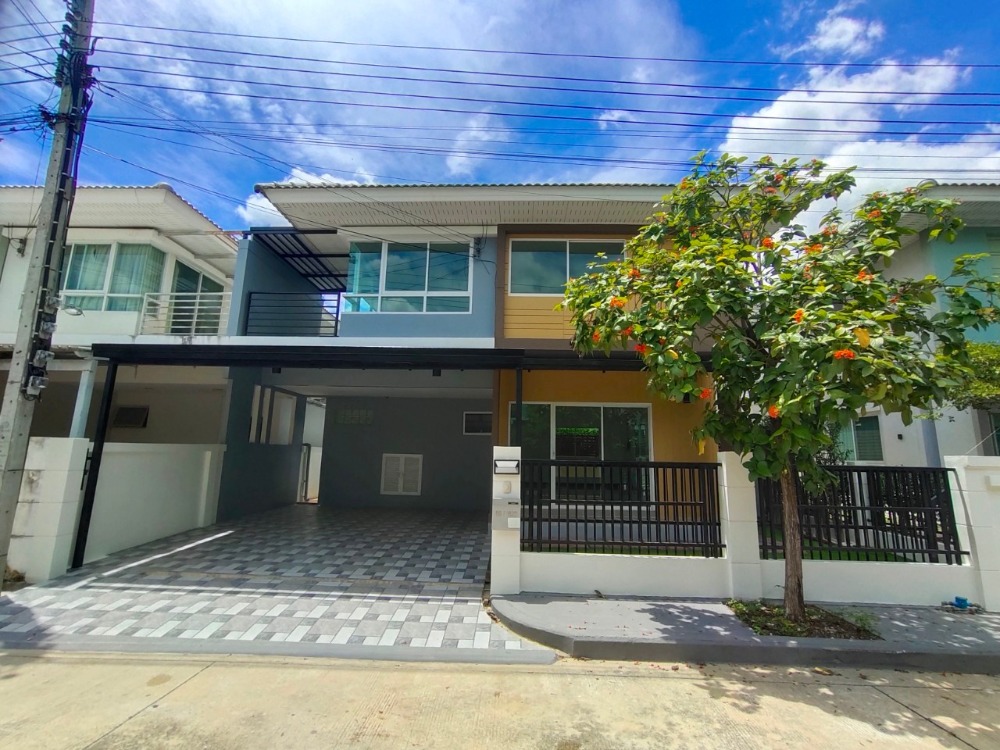 For SaleHouseNonthaburi, Bang Yai, Bangbuathong : Cheap sale, semi-detached house, Perfect Park Village, Rama 5-Bang Yai, 36.70 sq m., Phase 5, newly renovated