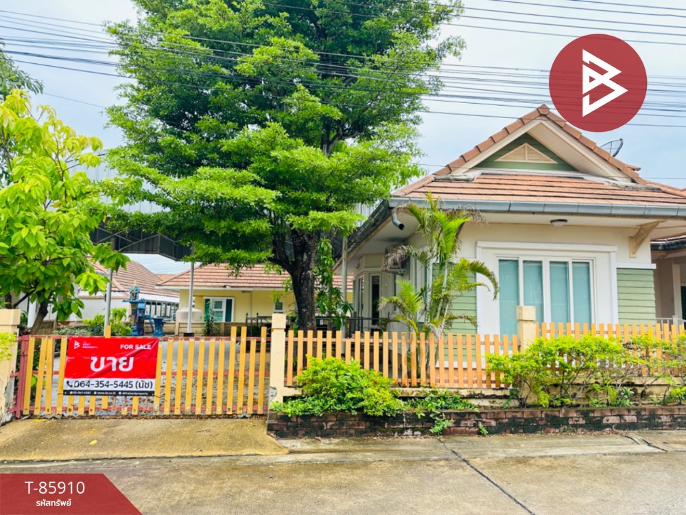 For SaleHousePattaya, Bangsaen, Chonburi : Single house for sale, Khun Suk Village 2, Sattahip, Chonburi