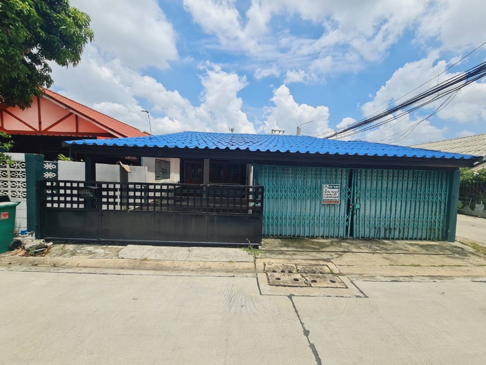 For SaleHouseNawamin, Ramindra : #Single-storey house for sale, area 40 sq m. #Sirichai Village #Ram Intra 14, Intersection 22 (Soi Mailap) #Ram Intra Road #Tha Raeng #Bang Khen #Bangkok