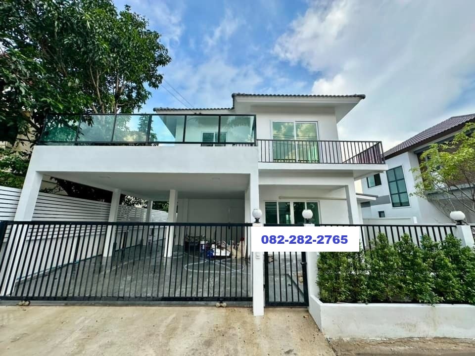 For SaleHouseMin Buri, Romklao : 51 sq m, 4 bedrooms, 3 bathrooms, 2-storey detached house, K.C Garden home 14 Nimit Mai 40