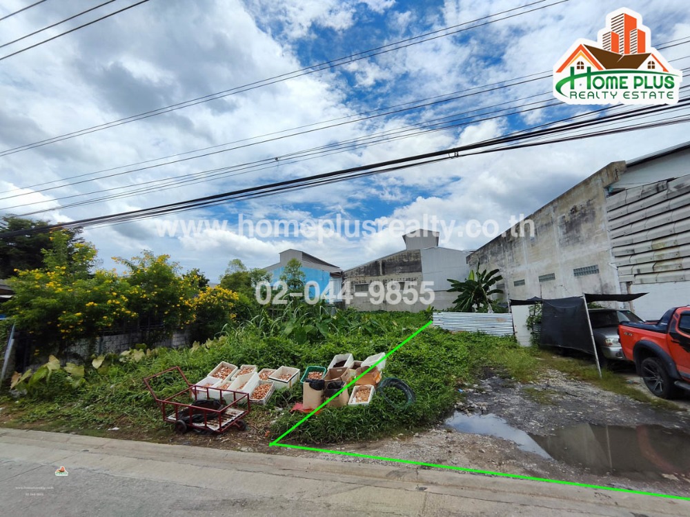 For RentLandSamut Prakan,Samrong : Land for rent, Suk Sawat 70, Soi 13, Bang Kru Subdistrict, Phra Pradaeng District, Samut Prakan, area 100 square wah