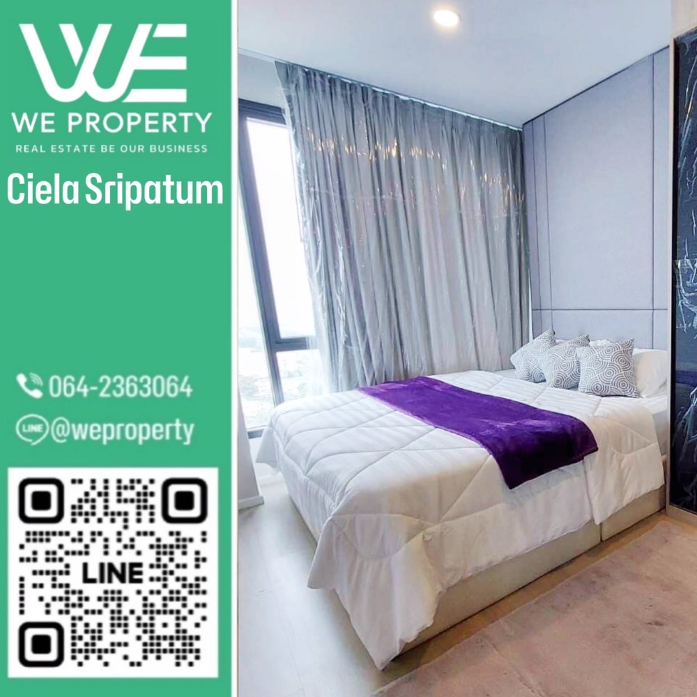 For SaleCondoKasetsart, Ratchayothin : 1Bed Plus, beautifully decorated room, fully furnished, very good price⭐Ciela Sripatum (Ciela Sripatum)