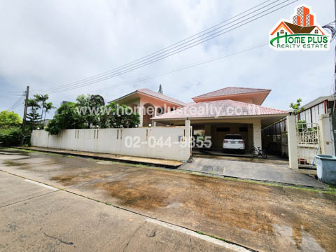 For SaleHouseSamut Prakan,Samrong : Windmill Park Village Bangna (2 houses connected for sale) near Mega Bangna