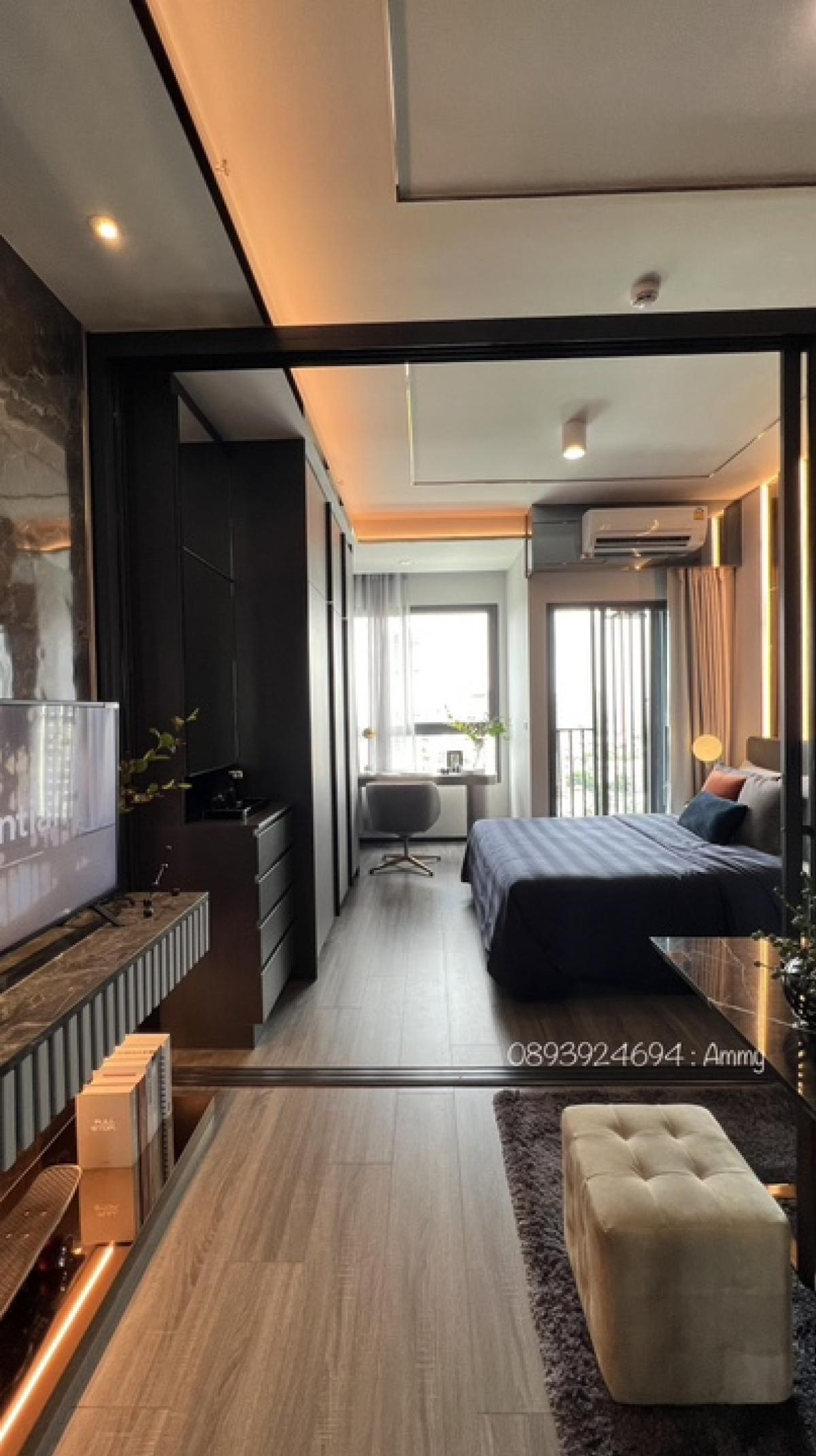 For SaleCondoOnnut, Udomsuk : New condo near BTS Phra Khanong 350 m. 🚆 ***Special price room 30 sq m. Starting at 4.29 million baht*** Free all 3 items 📺💰 Can get a loan 💯 % (0893924694: Am)