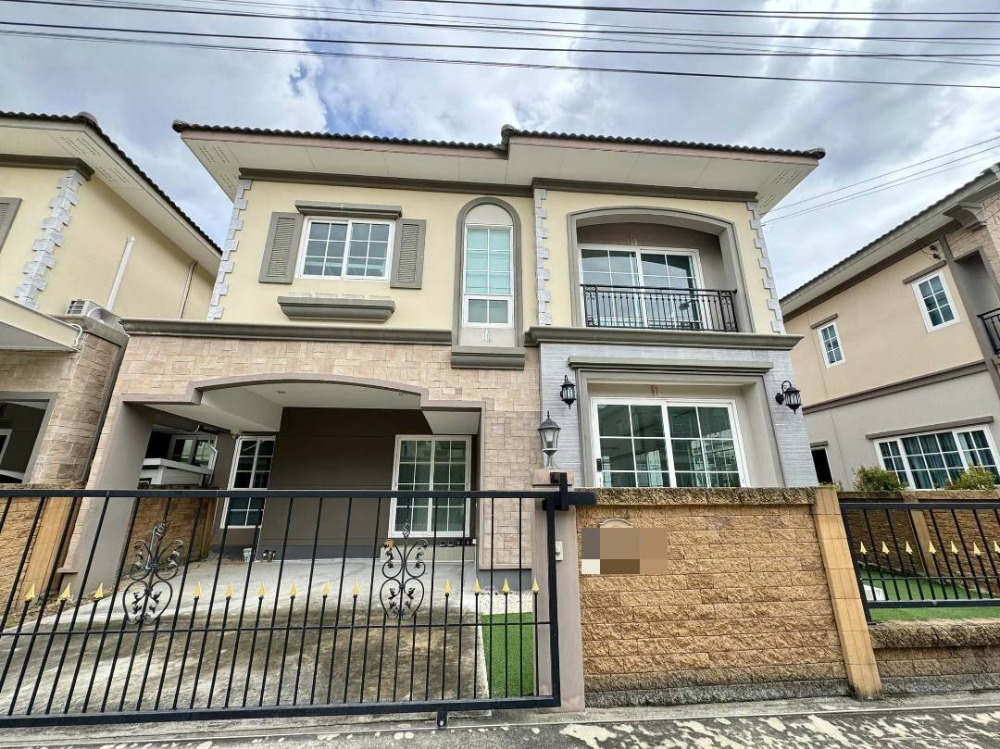 For RentHouseBang kae, Phetkasem : For rent: 2-storey twin house, Golden Neo Bang Khae 1, 3 bedrooms, 3 bathrooms, fully furnished, ready to move in, near The Mall Bang Khae