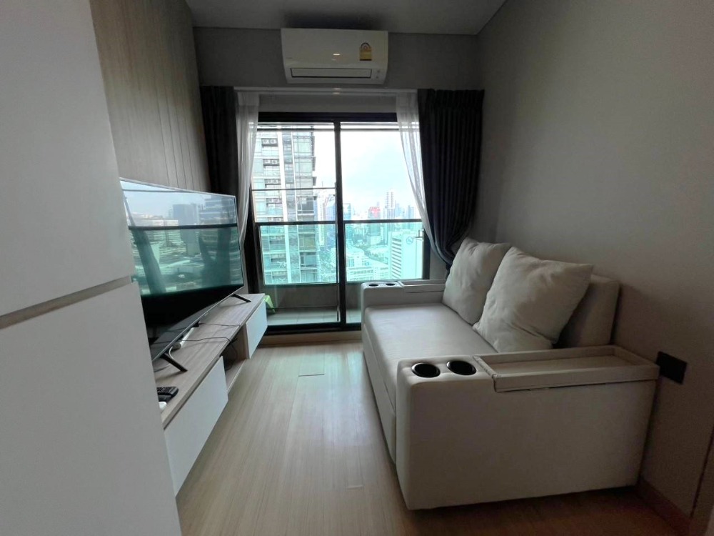 For SaleCondoRama9, Petchburi, RCA : EX Urgent! For sale with tenant, Lumpini Suite Condo, Petchburi-Makkasan, rare room, top floor of the building.