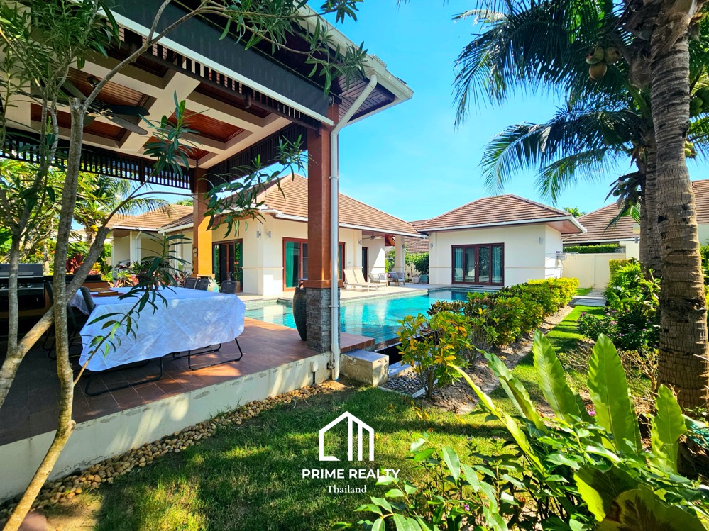 ขายบ้านหัวหิน ประจวบคีรีขันธ์ : Luxury Modern Thai Villa for Sale in Hua Hin Soi 88