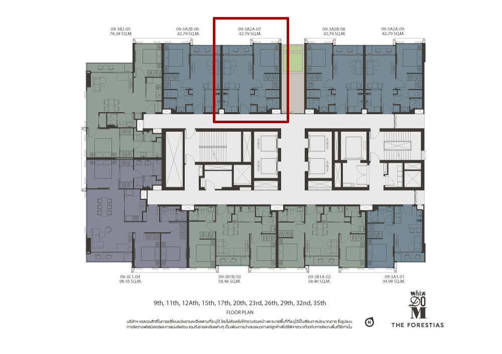 For SaleCondoBangna, Bearing, Lasalle : Pets allowed For Sale Whizdom The Forestias (Petopia) North facing, only one wall attached to neighbor's room, very private @6.19 MB