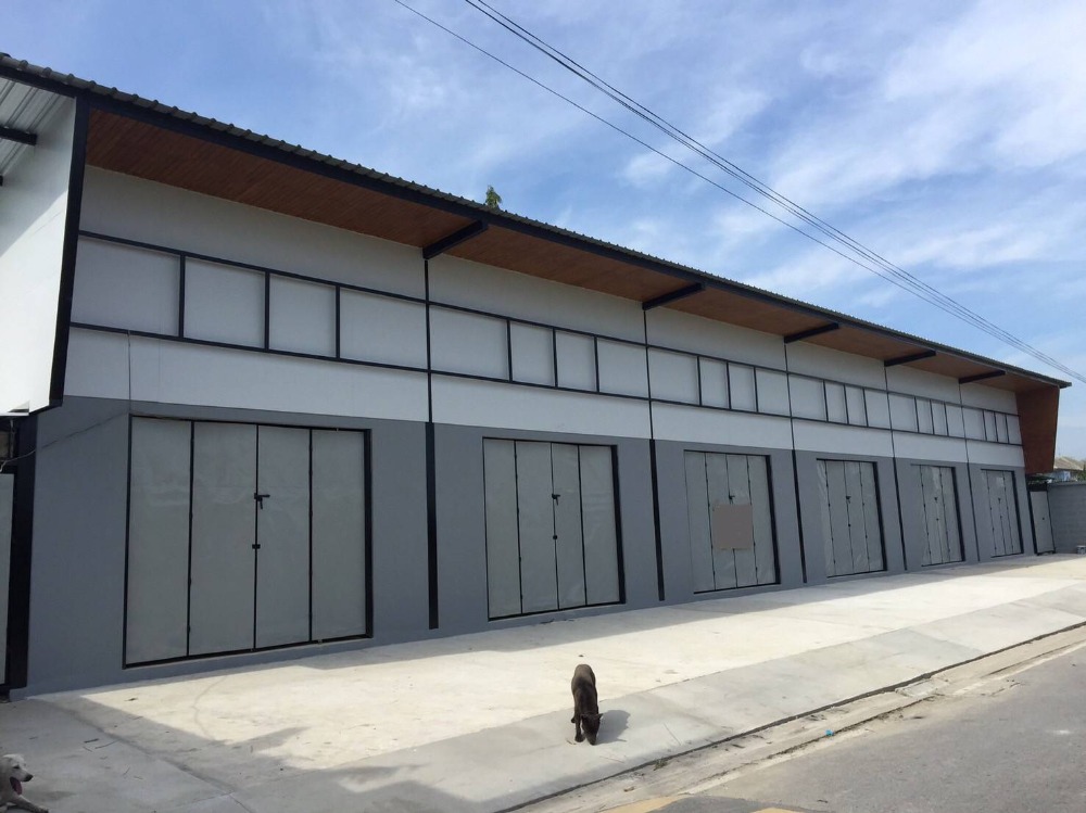 For RentWarehouseNonthaburi, Bang Yai, Bangbuathong : Warehouse space for rent, factory, office, near the Purple Line BTS on Ban Kluai-Sai Noi Road, Nonthaburi