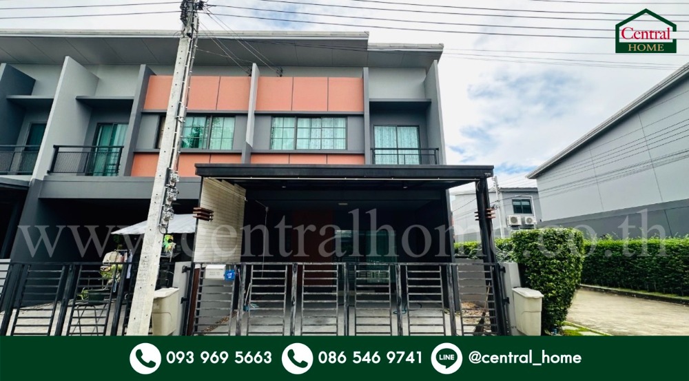 For SaleTownhouseNonthaburi, Bang Yai, Bangbuathong : Townhome Siri Place Ratchapruek - Ratthanathibet, corner house, cheapest price