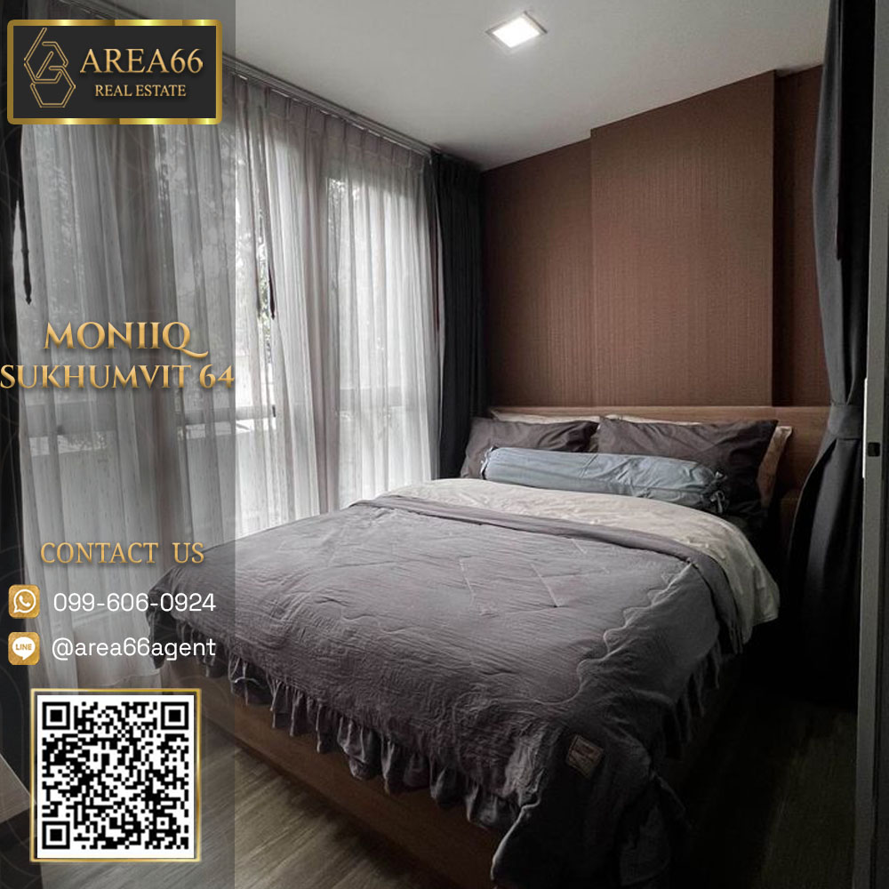 For SaleCondoOnnut, Udomsuk : 🔥 For sale!! Condo Moniiq Sukhumvit 64