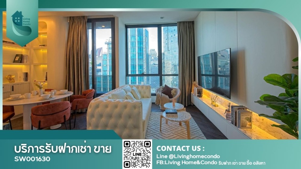 For SaleCondoSukhumvit, Asoke, Thonglor : Condo for sale: The Esse Sukhumvit 36, high floor, 2 bedrooms, beautifully decorated, fully furnished, ready to move in, next to BTS Thonglor