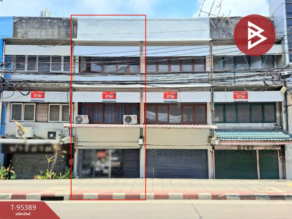 For SaleShophouseLadkrabang, Suwannaphum Airport : Commercial building for sale, 3 floors, On On Nut Road, area 20 sq m, Prawet, Bangkok