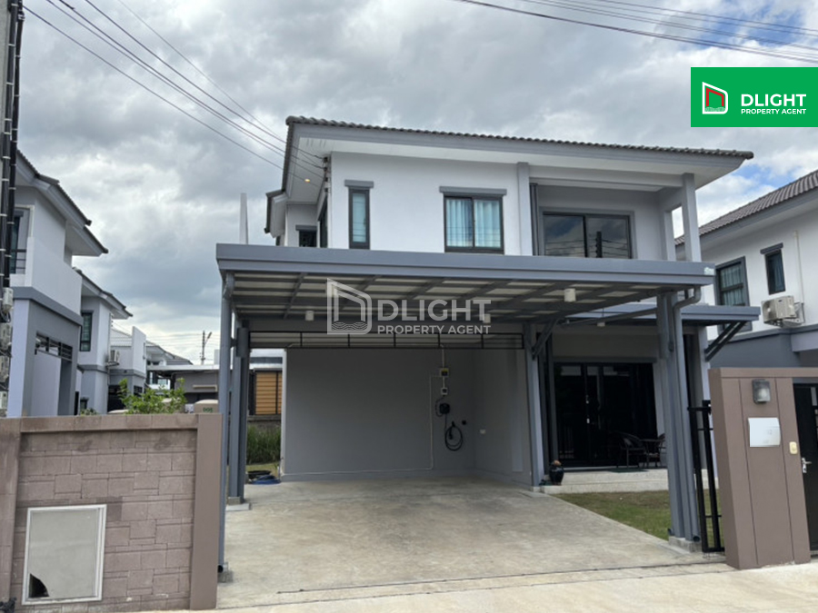 For SaleHousePathum Thani,Rangsit, Thammasat : The Plant and Naturea house, Wongwaen-Lam Luk Ka, Khlong 5, area 50.4 sq m., 145 sq m., 3 bedrooms, 3 bathrooms, price 5.39 million baht, near the project garden, ready to move in, convenient transportation