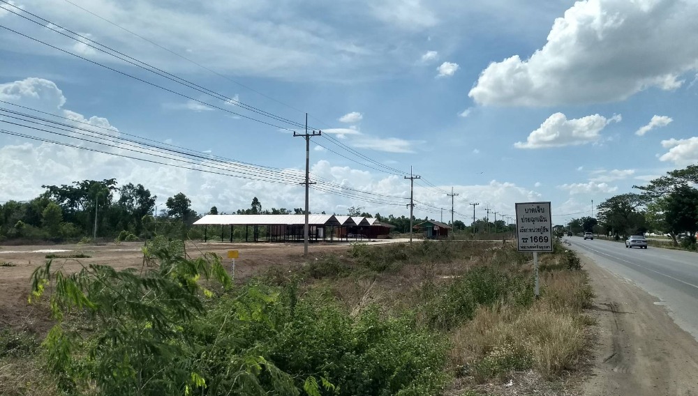 For SaleLandAyutthaya : Land for sale, size 7 rai, width 160 meters, Road 347 Ayutthaya Bang Pa-in, on a very beautiful road, rectangular shape, suitable for opening a business.