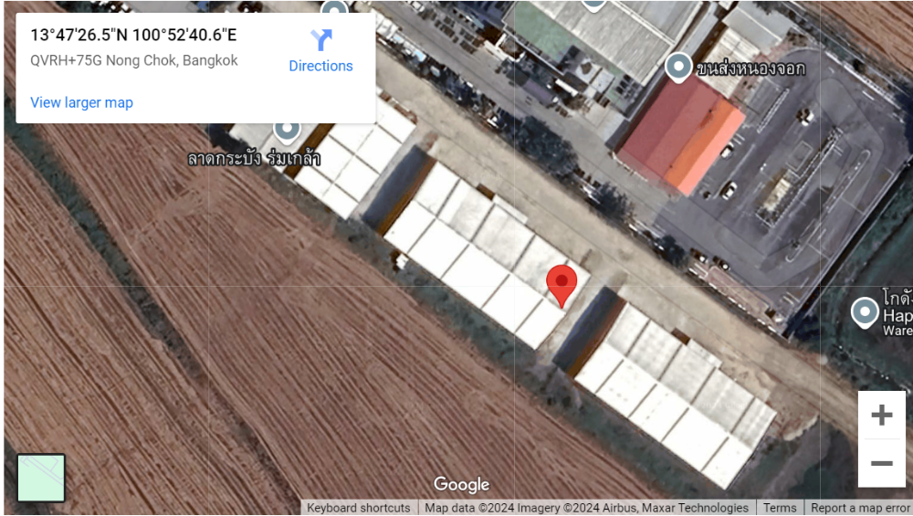 For RentWarehouseMin Buri, Romklao : R09D-4 Ready-made warehouse for rent, 297 sq m.