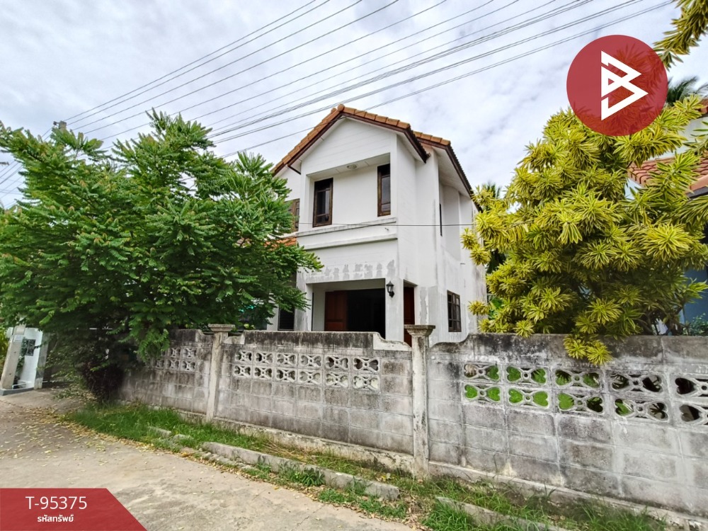 For SaleHouseSamut Songkhram : Single house for sale, Montree Village 5, Samut Songkhram, ready to move in