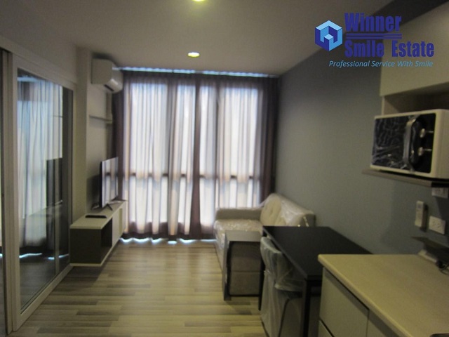 For RentCondoPattanakan, Srinakarin : Condo for rent near MRT Sri Udom, The KEY Udomsuk, fully furnished, large room