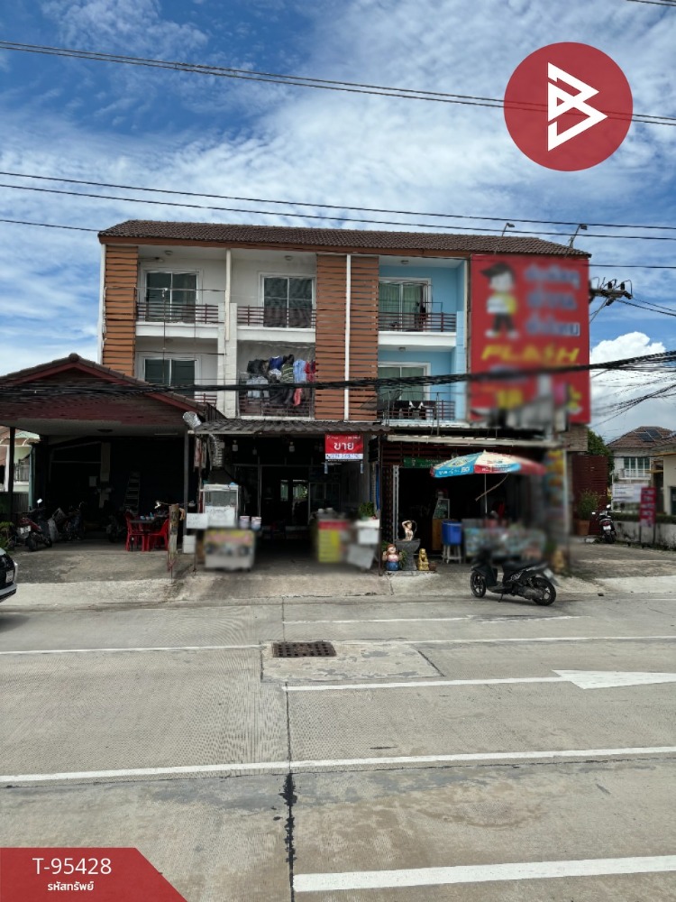 For SaleShop HousePattaya, Bangsaen, Chonburi : Commercial building for sale, area 21.5 square wah, Saensuk, Chonburi