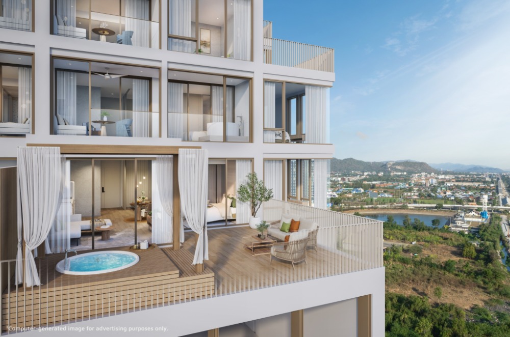 ขายคอนโดหัวหิน ประจวบคีรีขันธ์ : 2 Bed Jacuzzi New Unit Launced VEHHA Hua Hin