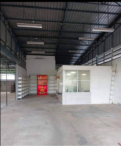 For RentWarehouseMin Buri, Romklao : BS1496 Warehouse for rent, size 816 sq m., Nimit Mai area, suitable for warehouse, business that needs a storefront.