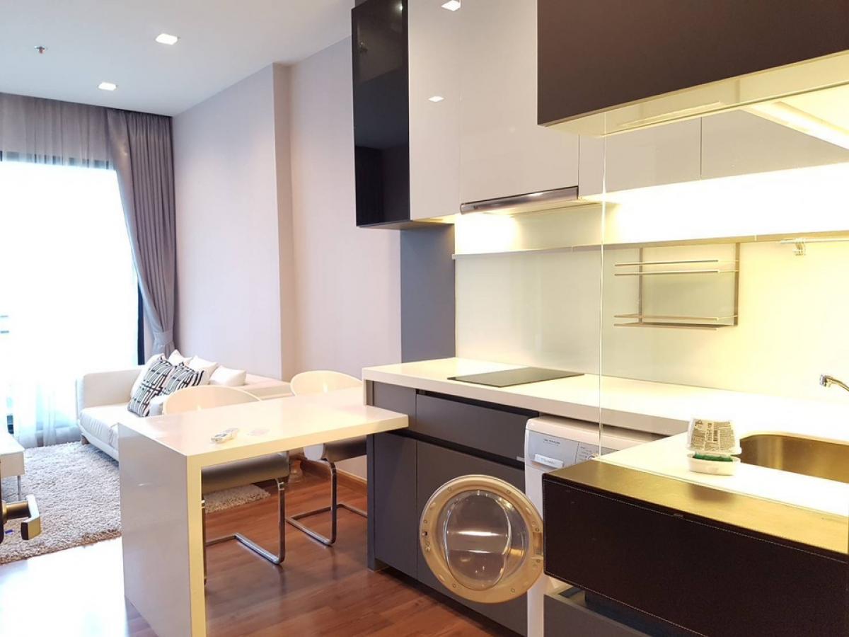 ให้เช่าคอนโดรัชดา ห้วยขวาง : 【Rent】Ivy Ampio 44Sqm Only 200m To mrt and central rama9