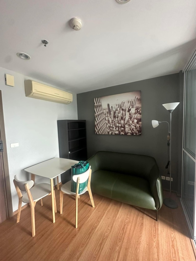 For RentCondoOnnut, Udomsuk : 🚝For rent: The Base S77, 23rd floor, Building A, unobstructed view, 30 sq m room, complete with electrical appliances and furniture, washing machine, near BTS On Nut, price 14,000 baht.