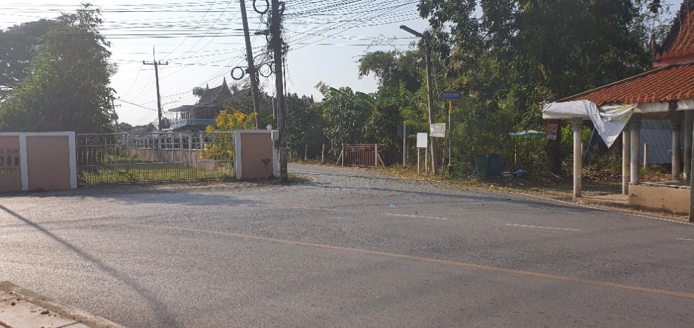 For SaleLandAyutthaya : Land for sale in front of Khanon Nuea Temple, Ayutthaya