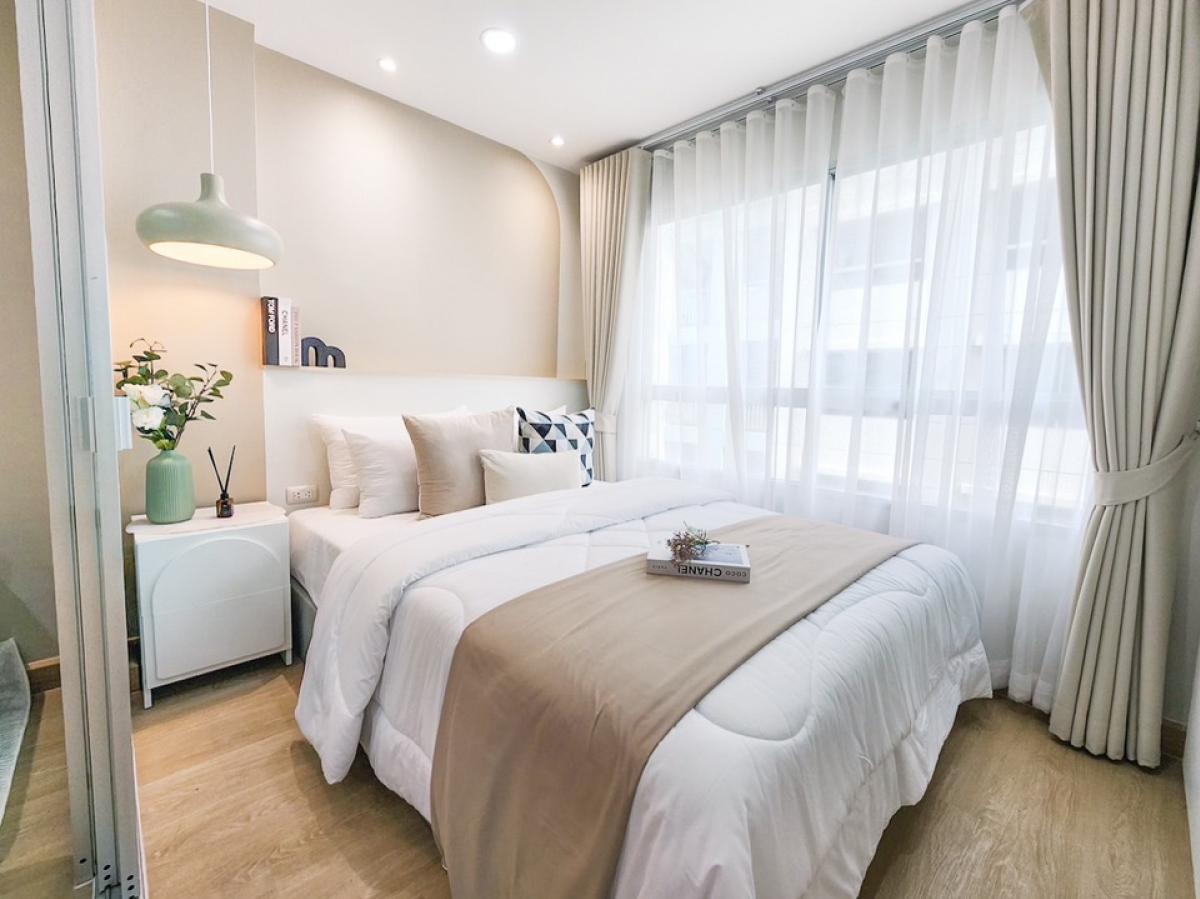 For SaleCondoPattanakan, Srinakarin : 🌈<Get the full loan without having to top up> 🌟The most worthwhile condo #On Nut Pattanakarn area #Near Seacon Srinakarin Beautiful room as shown in the picture, just grab your bag and move in!! 🎉