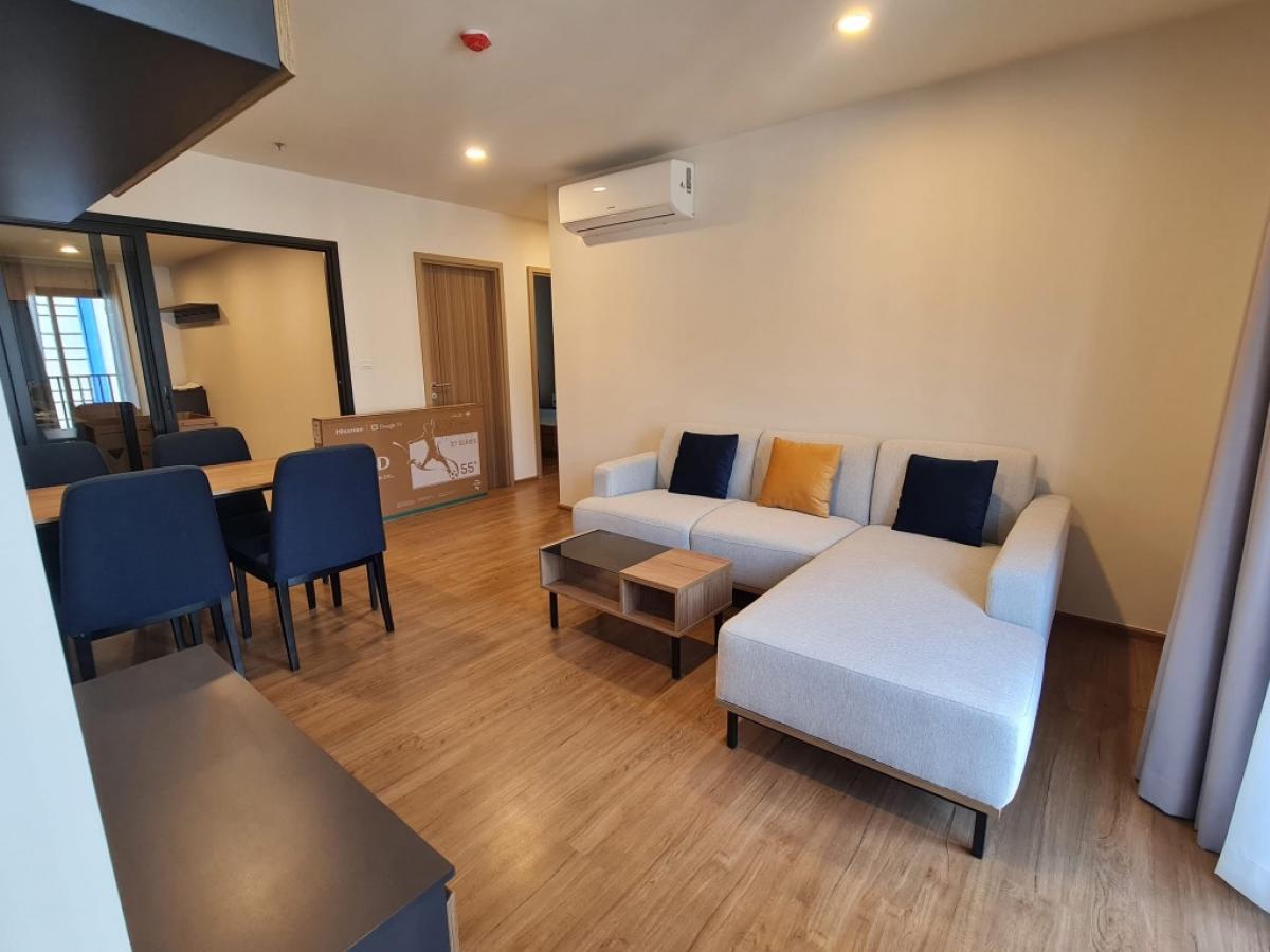 For RentCondoLadprao, Central Ladprao : 🔥The Line Vibe (By Sansiri) 🔥 Spacious room size 63 sq.m. Rent only 35,000฿, 2 bedroom, 2 bathroom, near BTS Ha Yaek Lat Phrao 250 m. Make an appointment to view the room 064-6696546 (this number can be added on Line)