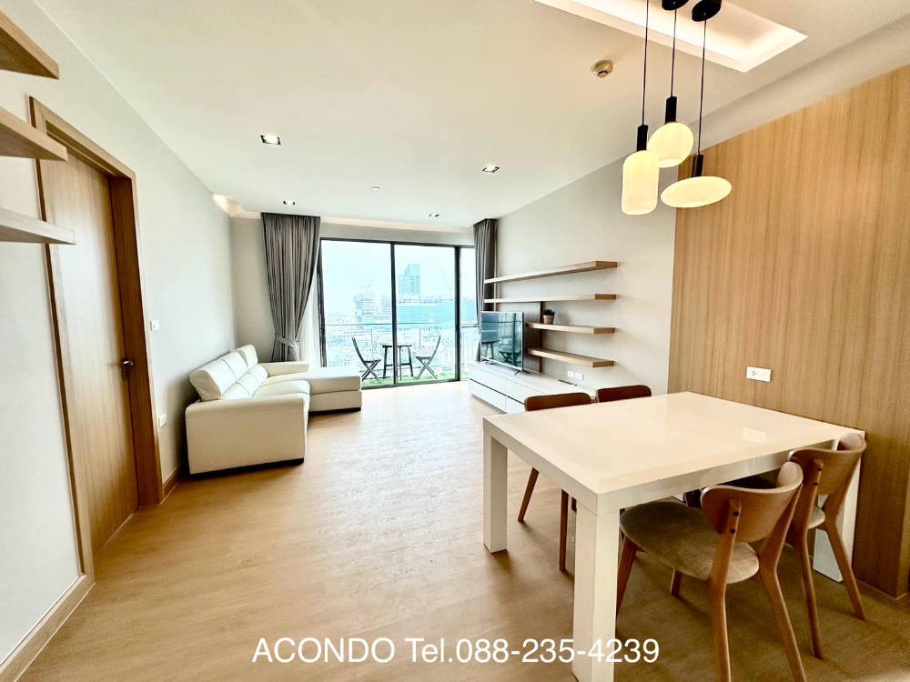 For RentCondoOnnut, Udomsuk : (For Rent) The Room Sukhumvit 62 ✨2 large bedrooms, very beautifully decorated✨ Excellent location at Ion, only 2 minutes to Punnawithi BTS and the expressway💕