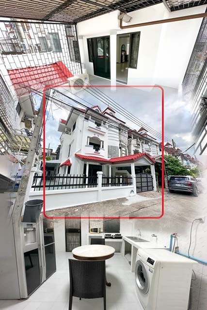 For RentHouseOnnut, Udomsuk : 5bed Very Big Sukhumvit 101/1 BTS Udomsuk BTS Punnawithi 2.9km. Renovated whole house 4-storey Deta