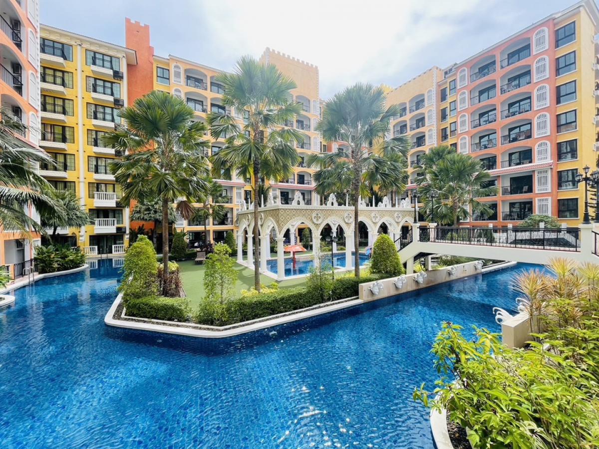 For RentCondoPattaya, Bangsaen, Chonburi : ✅🎉🎉Minimal style New renovated Venetian Signature Condo Resort Pattaya (jomtien)Full furniture /digital door lock.