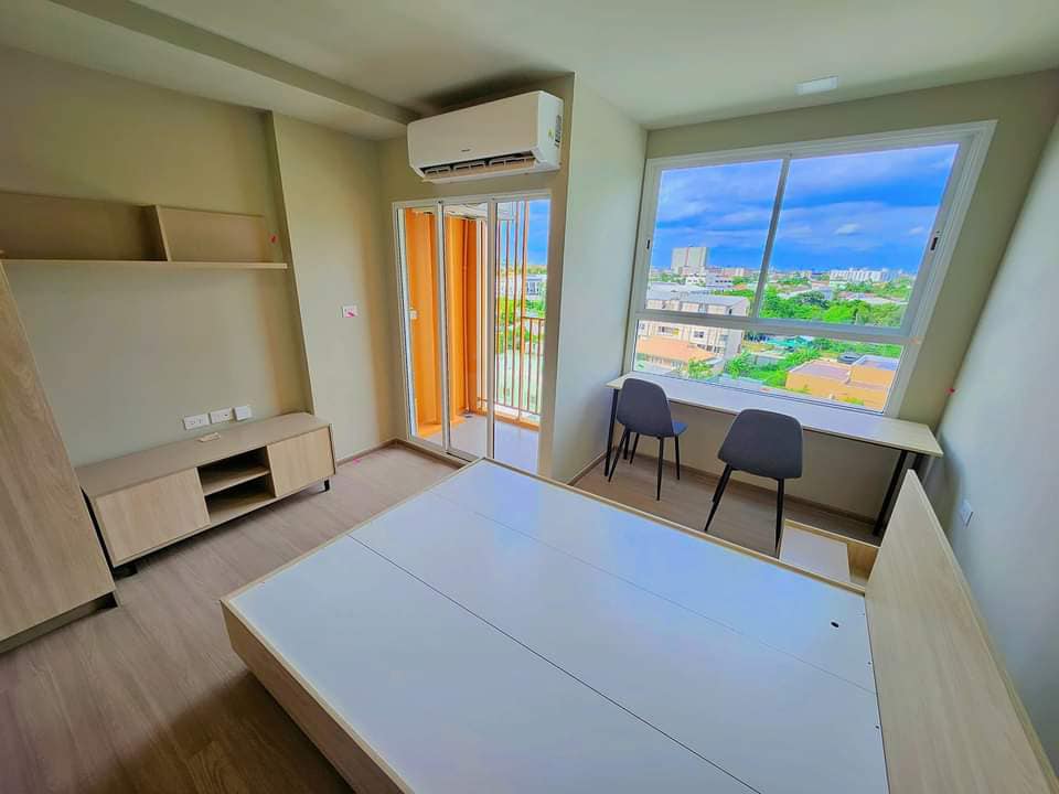 ให้เช่าคอนโดปิ่นเกล้า จรัญสนิทวงศ์ : ให้เช่า D condo panaa ดีคอนโด พนา 27 ตร.ม. ชั้น 8