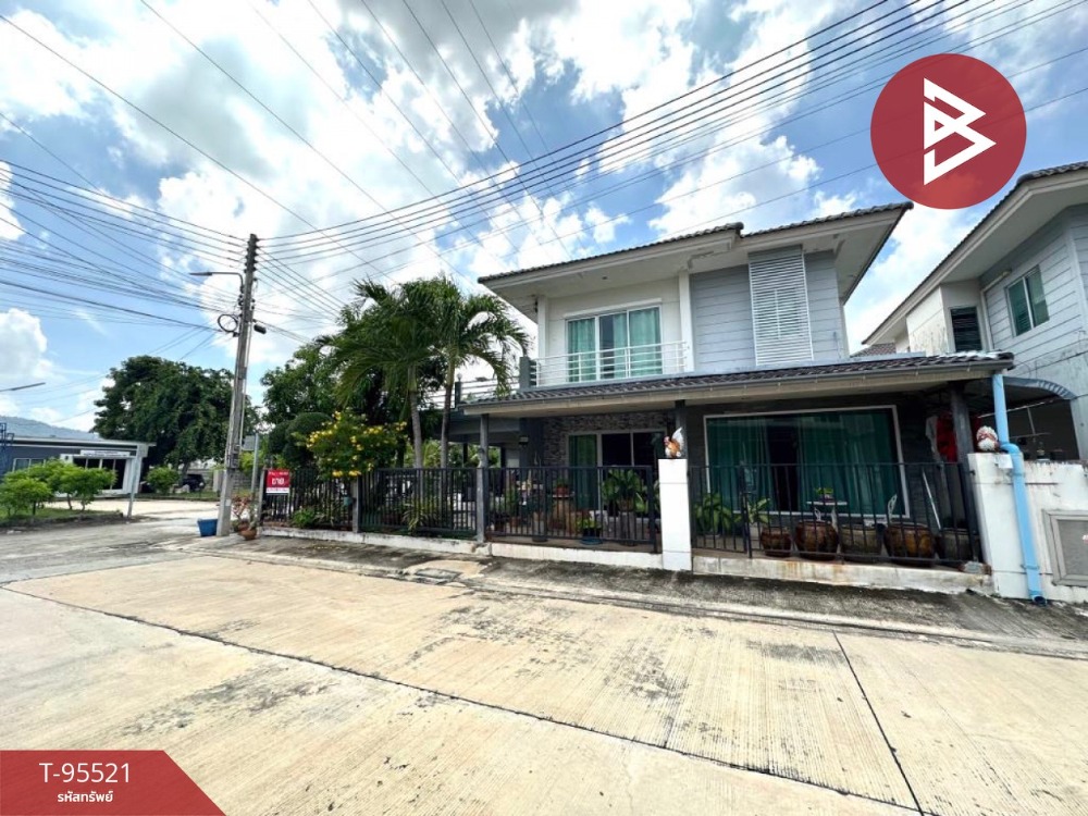 For SaleHousePattaya, Bangsaen, Chonburi : For sale: corner twin house, Pruksa Nara Village, Nong Mon-Chonburi, ready to move in