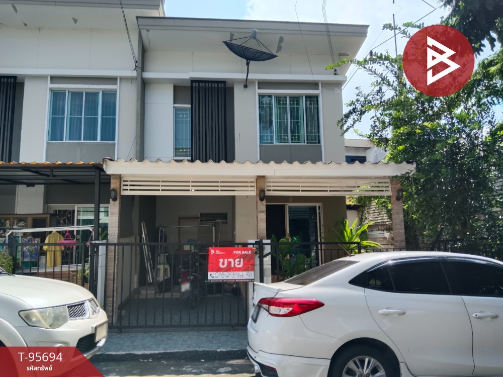 For SaleTownhomePhutthamonthon, Salaya : Townhouse for sale, Pruksa Ville Village 77, Phutthamonthon Sai 4, Sam Phran, Nakhon Pathom, ready to move in