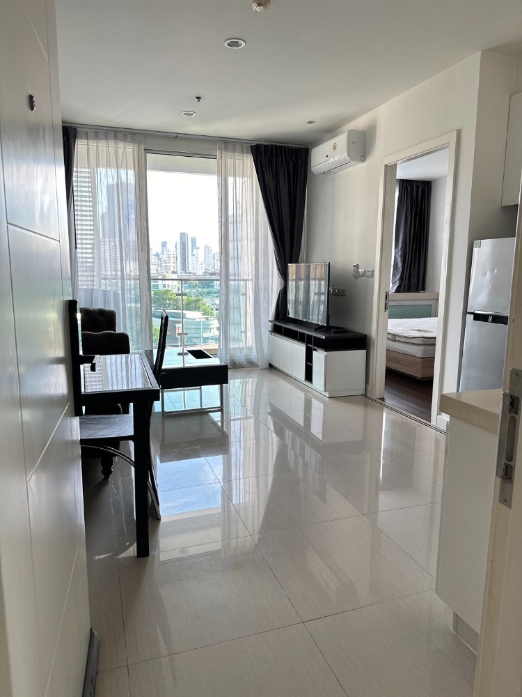 For RentCondoRama9, Petchburi, RCA : 🌆🌆Condo for rent TC GREEN Rama 9, Building D, 7th floor 💫 39 sq m., price 15,000 baht, near Rca, ready to move in (corner room)