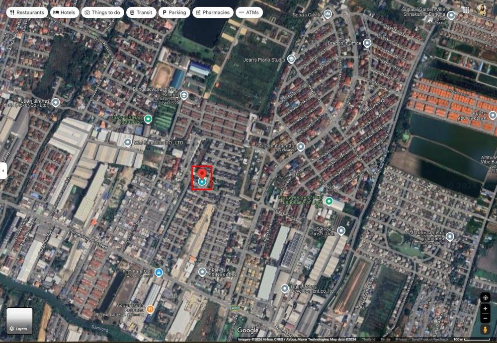 For SaleLandSamut Prakan,Samrong : Land for sale, 100 sq.w., near Bangkaew Prachasan School, Bangplee, Samut Prakan