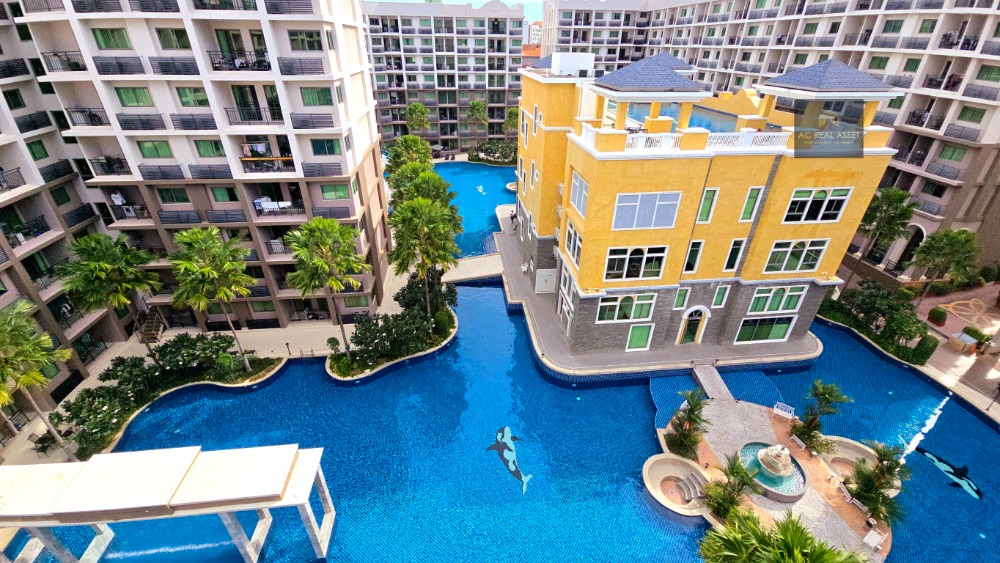 For RentCondoPattaya, Bangsaen, Chonburi : Condo for rent, Arcadia Beach Continental, 2 large bedrooms, 7th floor, swimming pool view, fully furnished, ready to move in, Pattaya