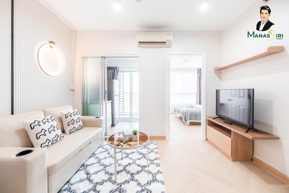 For SaleCondoRamkhamhaeng, Hua Mak : ✅ Luxury condo U Delight @ Huamak Station U: Delight @ Huamak Station near Airport Link Huamak 🤩 Fully furnished room!