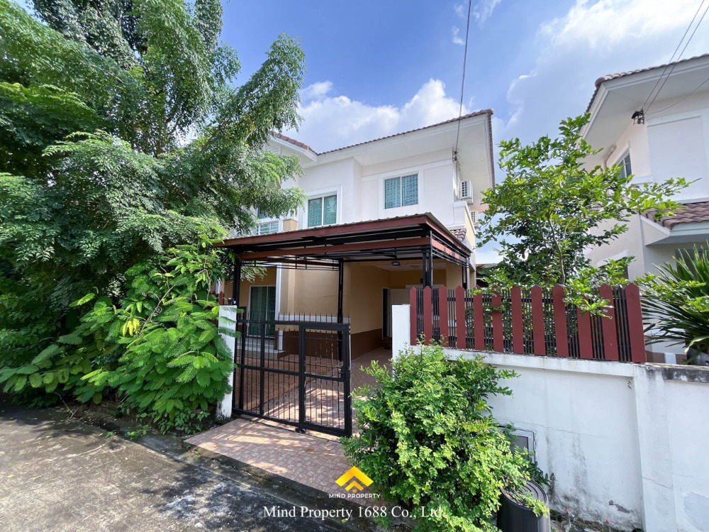 For SaleHouseNawamin, Ramindra : Single house, ready to move in, Lancio Village, Ring Road - Ram Intra, on the main road, no need to enter the alley, near Kanchanaphisek Road, along Khlong Song, Khlong Sam Wa