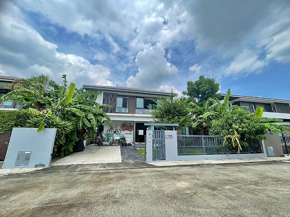 For RentHouseBangna, Bearing, Lasalle : #Single house for rent, Manthana Srinakarin-Bangna, Nam Daeng, Theparak