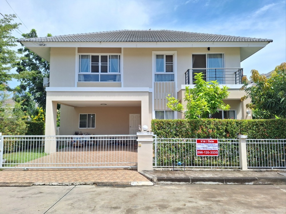 For SaleHouseChiang Mai : Kanchanakanokville 15 (Chiang Mai-Saraphi) area 69.7 sq m, usable area 203 sq m, 4 bedrooms, 4 bathrooms