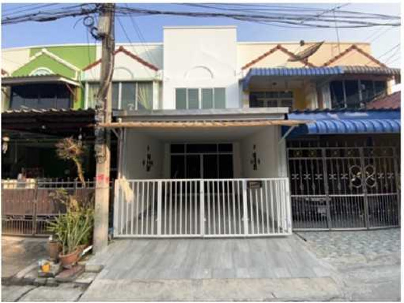 For SaleHouseKasetsart, Ratchayothin : Townhouse for sale, Baan Ammarin Niwet, 120 sq m, near BTS Khu Khot Station