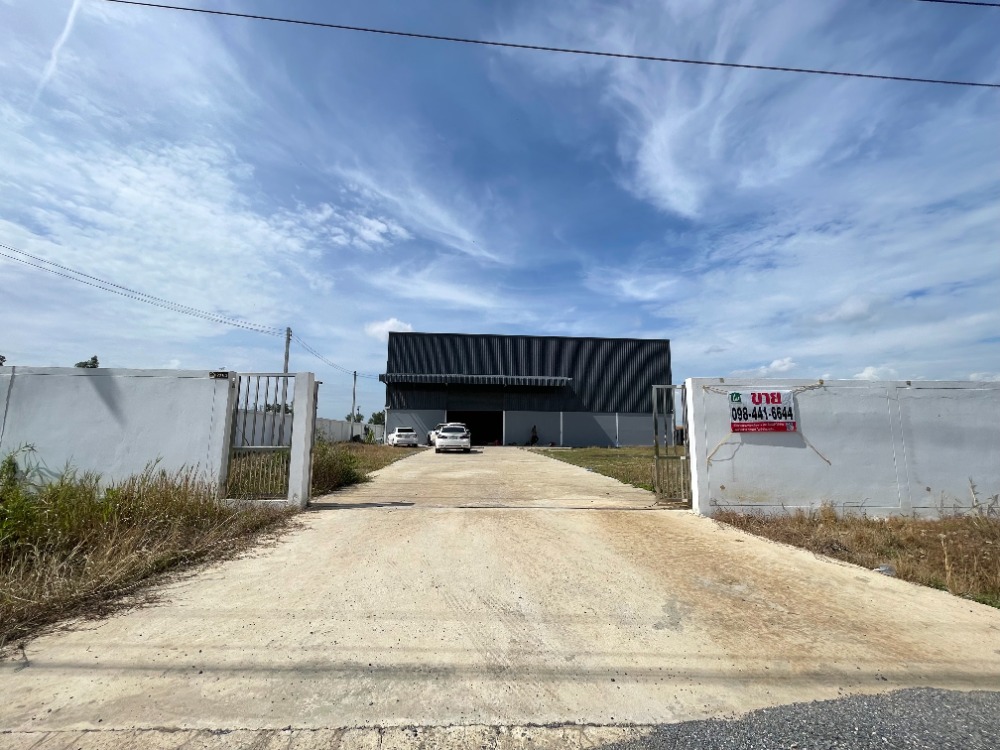 For SaleWarehouseAyutthaya : Warehouse for sale with land, beautiful corner plot 1-0-50 rai Near Rojana Road, Si Khaw Phatthana Market Wang Noi, Phra Nakhon Si Ayutthaya