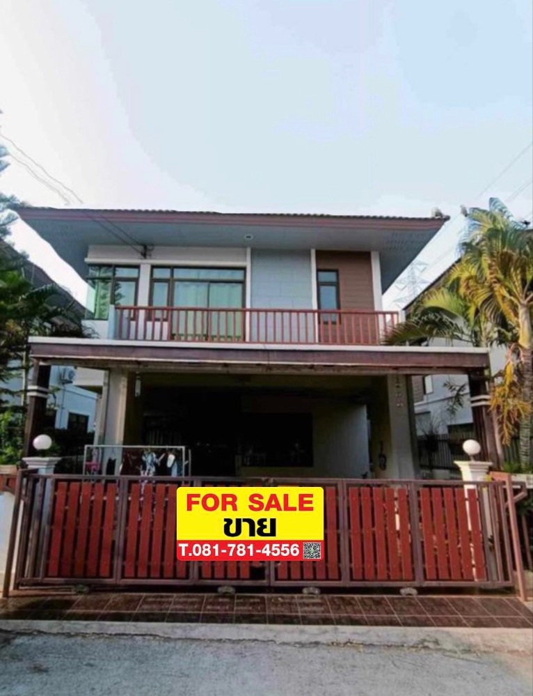 For SaleHouseSriracha Laem Chabang Ban Bueng : For sale: 2-storey detached house, Golden Town Wang Hin Village